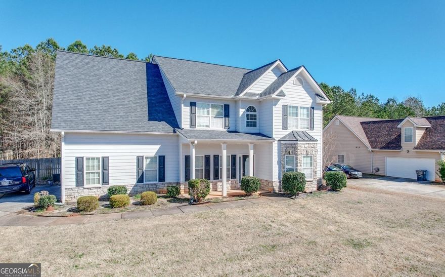 PRICE IMPROVEMENT!! Motivated Sellers! As you enter this stunning home located in desirable Bailey's Point, you'll be wowed by the soaring 2-story foyer with beautiful natural light spilling in. Off the foyer you'll see the Private Study and Separate formal Dining Room, as well as half bath. Beyond the formal spaces you'll enter your family's open-concept great room, kitchen, and breakfast room. This beauty has an irrigated private back yard and a screened in porch to enjoy your evening wind-downs. Head upstairs to the Primary Suite with a thoughtful secondary connection to the Laundry Room! There is an additional full bath in the hallway that serves the three additional bedrooms for your family. Fresh paint, and all existing appliances included for a beautiful cohesive look! Don't miss out on this beautiful family home!  Call or Text Alexandra Casey 706-585-0348