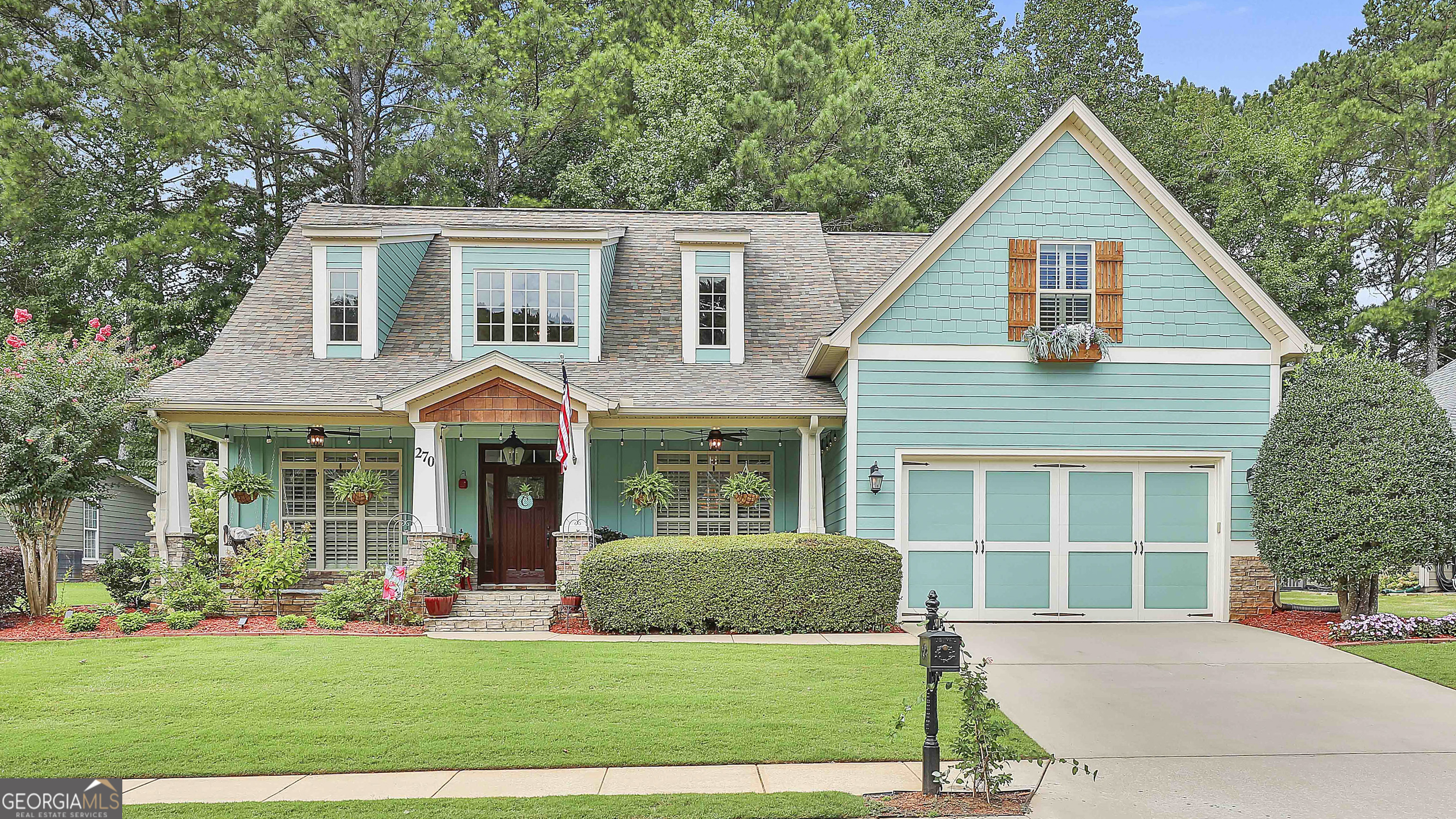 OPEN HOUSE SUNDAY 9/7 FROM 1PM-3PM! WHEN COASTAL CHARM MEETS SOUTHERN LIVING...FIND IT HERE IN THIS SPECTACULAR UPDATED SUMMERGROVE HOME! Drive up to find a fresh exterior w/ Front Porch & breezy Swing. Abundant flowering Hydrangeas & Limelights let you have cut flowers inside all Summer! Step inside to find ALL NEW LVP 'wood look' floors throughout main living areas. Soft blue & grey hues on walls & NEW unique Lighting + fans in all bedrms. Formal Dining rm for when all gather & lg Family rm w/ cozy FP. Enjoy a touch of Craftsman style in the bright Kitchen w/ off white cabinets, custom ext Vented Hood & designer Backsplash. SS Appliances featuring 5 burner gas top stove, granite & extra seating on B'Fast Bar. Spacious Breakfast rm w/ bright windows overlooks the pretty backyard. You'll find CUSTOM BUILT-INS in so many closets creating ease of staying organized. Check out the large Pantry w/ desk & furniture like cabinetry! Mudrm also offers more custom built-ins allowing you to keep your clutter away from Kitchen. Lg Laundry rm w/ utility Sink featuring Designer wallpaper + in cute half bath & Mudrm. Primary Bedrm on main w/ hdwoods, custom closet & spacious Bathrm featuring jetted Tub & lg Tiled Shower w/ dual Shower Heads. Hardwood treads lead upstairs to 3 Spacious Bedrms, lg Bathrm w/ sep door to Shower. Lg closets & convenient full door attic access to very lg storage rm! Enjoy UPGRADED NEW CARPET & PAD. Enjoy the cozy Screen Porch w/ Fireplace & glistening FP glass, string lights, fan & unique composite like flooring makes this a rm you'll always want to gather in. Lush lawn w/ edged garden beds & natural area towards back of yard offers privacy. NEW Roof & gutters + convenient Irrigation system. This Immaculate, well cared for home is a MUST SEE! Enjoy Summergrove's Fabulous amenities to include 3 Pools, 100 acre Lake, Tennis, Pickleball, Golf Course, Club House & Sidewalks! Quick access to shops/restaurants of Ashley Park, Hospital, I-85 and Atlanta Airport.