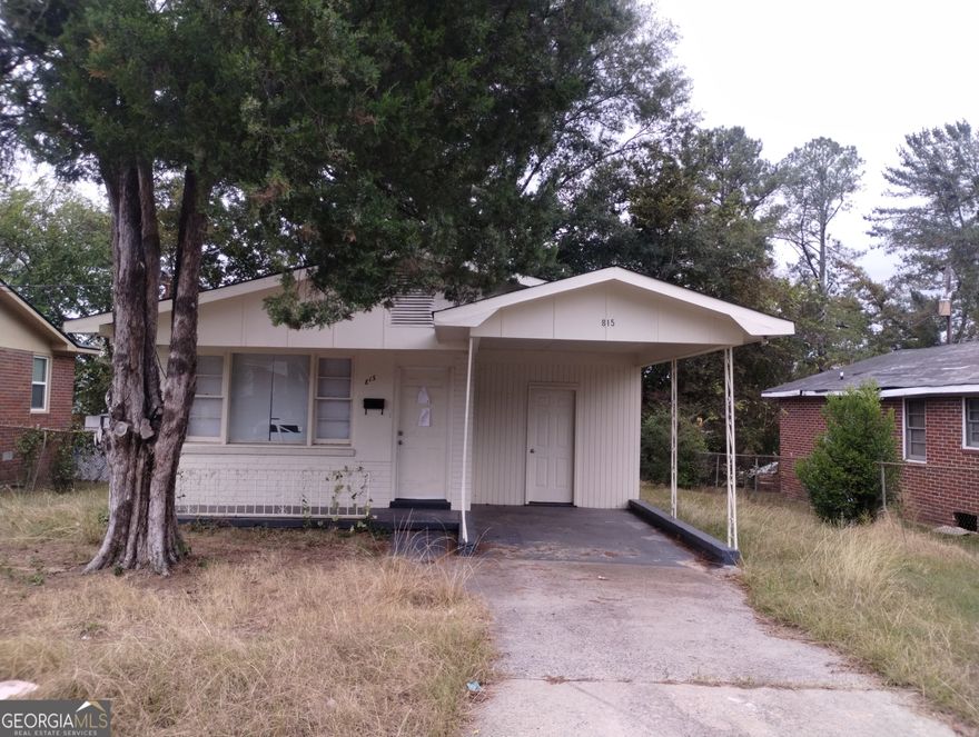 Bring all offers! Investor special or savvy buyer alert!  Don't miss this opportunity to own a solid fixer upper. This property is being sold AS- IS, offering tons of potential to add value and make it your own. Whether you're looking to renovate and flip, rent out for steady cash flow, or create your dream home, this is your chance to grab a property with strong upside at an unbeatable price. Has a newly installed roofing, exterior freshly painted, newly installed laminate flooring. Each room has newly installed ceiling fans, light fixtures. Newly bathroom toilet, sink, tub, faucet, shower and tile wall. Opportunities like this don't last long!