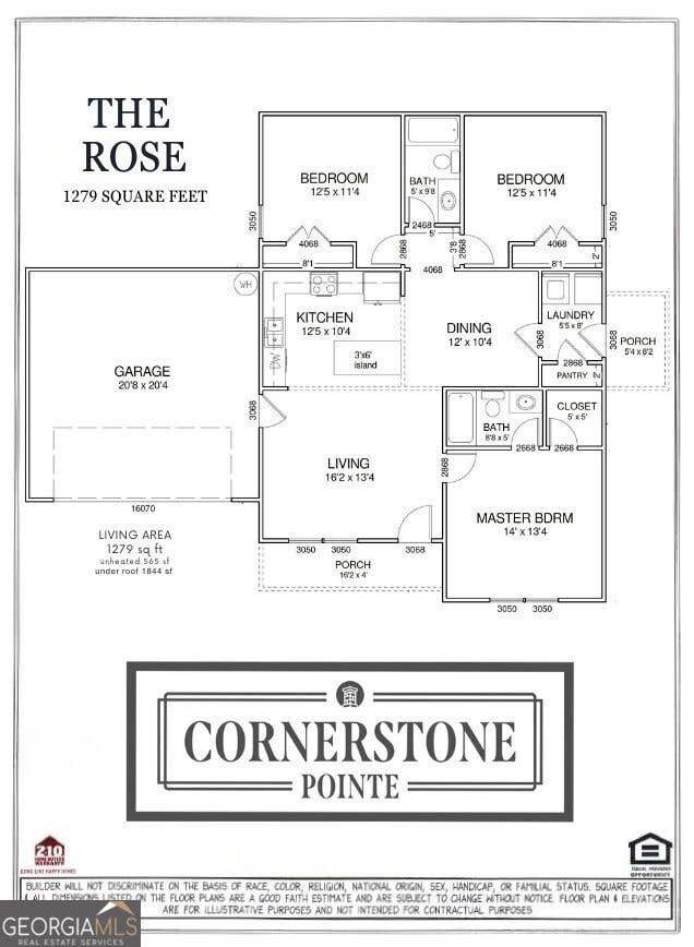 Photo of 183 Landmark Circle #LOT 39, Statesboro, GA 30458 (MLS # 10822083)