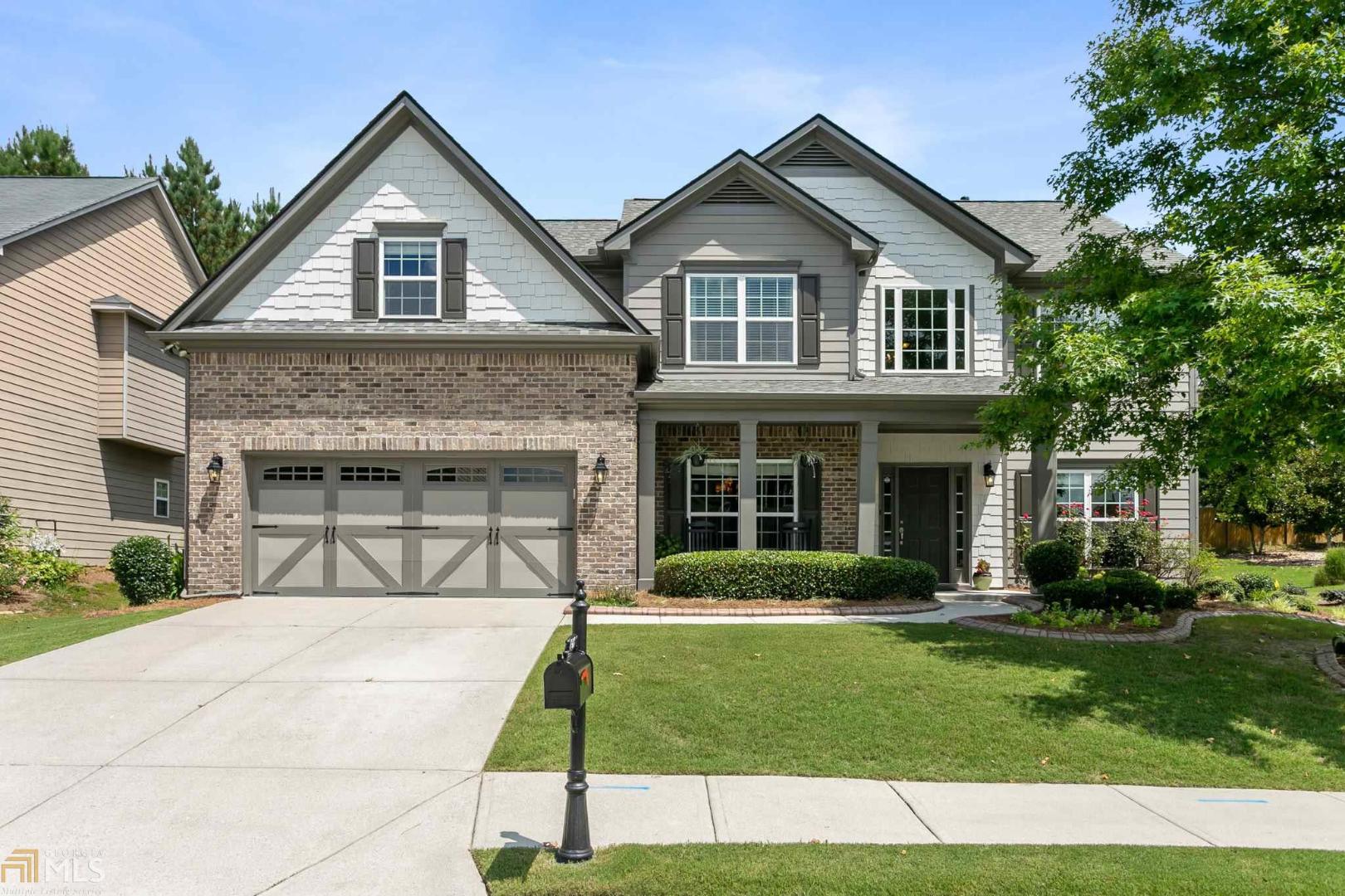 Beautiful property with one of the largest open concept floor plan in Kingsbridge Pointe! Ideal guest 5th bedroom w/ full bath on main, front & rear stairs, hardwood on main level, newer double pane energy efficient windows throughout, fenced in backyard, large screened-in rear porch. UPSTAIRS: Huge 6th bedroom or flex/bonus room, over-sized master suite w/ walk-in closet, secondary ensuite, Jack & Jill. Newer 2016 architectural shingle roof, newer 2016 main level AC, laundry room on both levels, new interior & exterior paint. Plenty of storage closets throughout! Great size, value, features under $400,000! Subject property is not located near front entrance and has less traffic passing through.