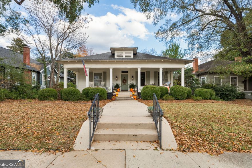 Welcome to this beautiful, turn key home on a charming street in the very popular Historic Vineville Neighborhood. Upon arrival, one is greeted by a large front porch that the seller enjoys as a second living room where they wave to friends walking and kids riding bikes on the sidewalk. Cross the threshold and enjoy abundant natural light in each room. The gracious floor plan offers spacious, distinctive rooms and clear sight lines making it a joy to entertain family and friends. During the time of ownership the sellers have remodeled and re-landscaped the home while preserving historic details that make this home warm and inviting; inquire for more. Loved and enjoyed for many years by the current residents and sure to be loved by you too. Call today!