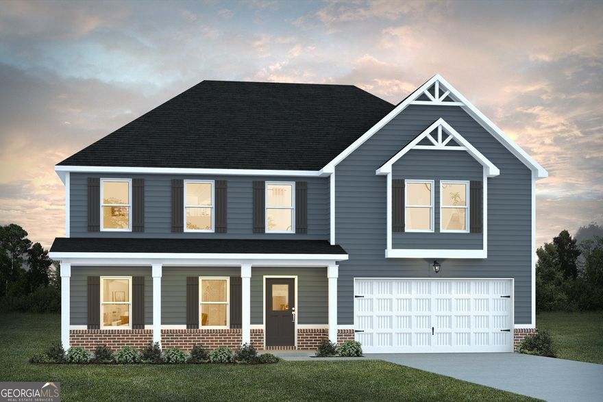 "The Mira is a new, open concept plan with 4 bedrooms, 3.5 baths and upstairs loft. This spacious home gives you not one, but two owner's suites - one on each level! Owner's Suite on main level offers master bath with double vanity, and a 5ft shower. Upstairs, 3 secondary bedrooms, a full bathroom with dual vanity and laundry room. Owner's Suite with 2 walk-in closets, master bath with double vanity, and 5ft shower. Other plan highlights include a large, inviting family room, dining area and walk-in pantry. Lot 24 also includes, full house blinds, granite countertops in the kitchen, LED lighting, Smart Home System features, UV air and surface treatment for HVAC, 1-yr Builder's & 10-yr Structural New Home Warranty, & more.