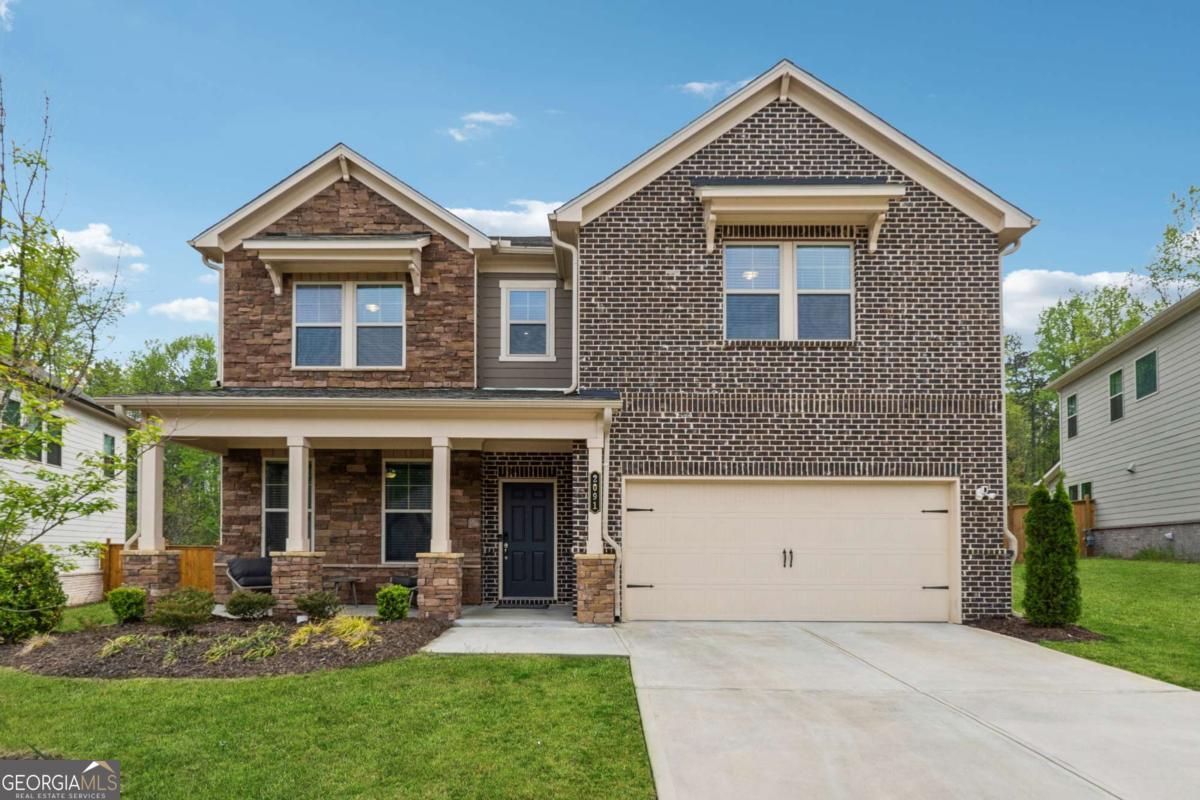 Gorgeous 5BR/4.5BA home in Baxter Woods move in ready! Inside, you'll find an open-concept design that seamlessly connects the kitchen and living areas, creating a bright, welcoming space for everyday living or gatherings. The gourmet kitchen offers premium finishes, ample cabinetry, a spacious island, and modern appliances - truly a chef's delight. The main level includes a generously sized bedroom with private ensuite, ideal for guests or multi-generational living, along with a convenient half-bath. Upstairs, the expansive primary suite offers a spa-like bath with dual vanities, soaking tub, separate shower, and walk-in closet. A cozy loft provides flexible space for an office, playroom, or media lounge. Another upstairs bedroom with a private ensuite plus two additional oversized bedrooms and a shared bath ensure comfort and privacy for everyone. A laundry room on the second floor adds everyday convenience. With spacious bedrooms, modern finishes, and a one-of-a-kind backyard, this home offers flexibility and comfort for every lifestyle. Access to community pool. Convenient to shopping, dining, & highways.