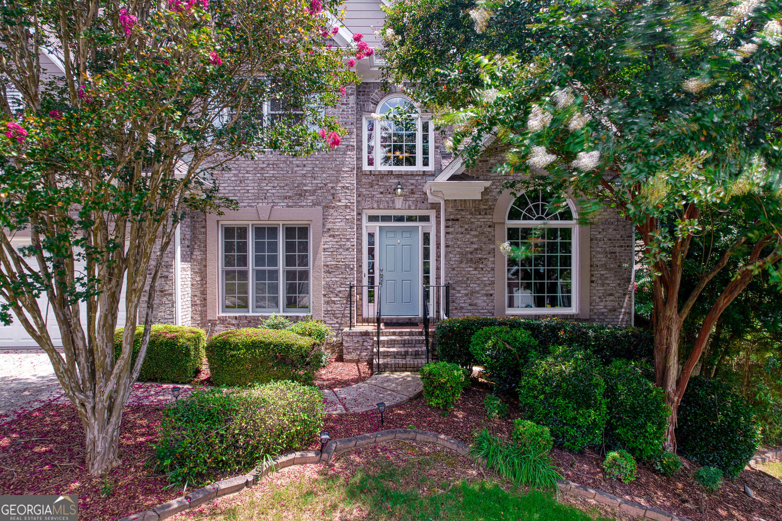 Here is your chance to love where you live in Hales Trace. Coveted Parkview High School home! There are too many extras to name, you simply have to see for yourself. You'll be in awe from your first step into the two story foyer, natural light pours in from all the windows-you may need sunglasses inside. Main level has a full guest room suite, with walk-in closet. Kitchen cabinets have recently been updated, fresh paint throughout the home, giving you a neutral palate to inspire your inner decorator. You'll find your primary suite on the second level with en suite perfect for your spa days or nights-complete with jacuzzi tub. Two additional spacious secondary bedrooms with shared bath complete your upstairs level. Fully finished daylight basement with fifth bedroom and full bath, along with several bonus rooms you can make a media room, game room, additional office or whatever suits your needs. Private and tranquil backyard, a large storage shed tucked away in a corner for a workshop or additional storage. Lovely and quiet cul-de-sac location.