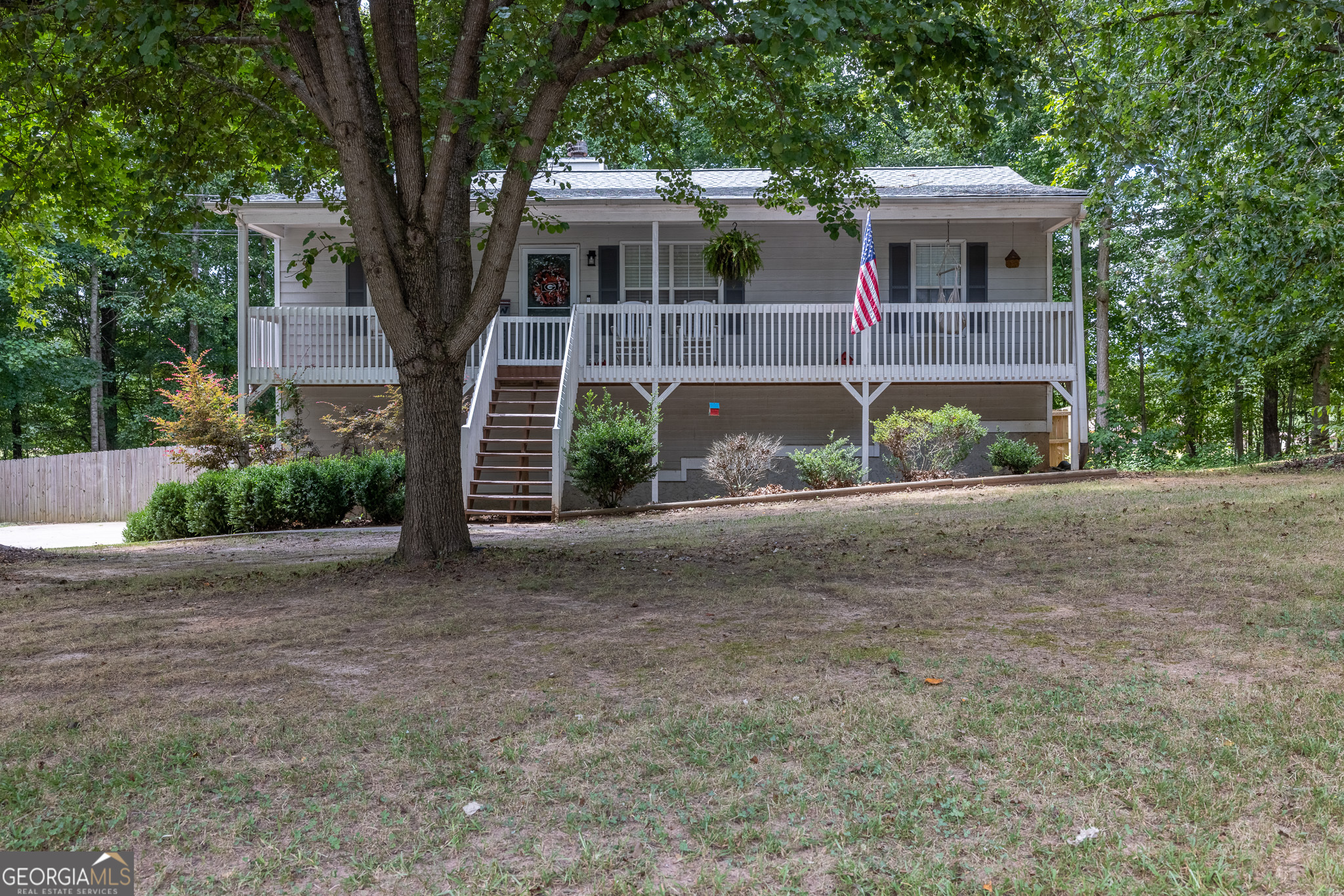 Welcome home to this lovely 3 bedroom, 2 full bath raised ranch tucked away in a peaceful neighborhood. With it's oversized front porch, which is absolutely perfect for early morning coffee or a relaxing evening of porch sitting...the ideal place to begin and end your day!! Once you step inside, you will feel the warmth of home, perfect for cozy evenings or hosting family and friends. The 2 car oversized garage offers plenty of storage with a bonus room that is perfect for an office, studio, crafting room, etc... Outside, the fenced in backyard offers the privacy and tranquility that you are searching for, perfect for entertaining or simply relaxing. This beautiful home blends comfort and charm....all that's missing is you!! Your memories await!! Also, there are many recent improvements. The roof, HVAC, and furnace were all replaced this year (2025) The septic was pumped in 2022. The stove was replaced in 2019. The storage building is not staying.