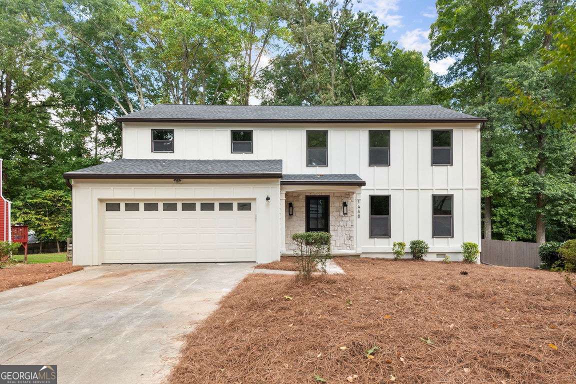 Step into a home that perfectly blends modern comfort and timeless style with an open and inviting layout designed to enhance everyday living. From the moment you walk in, you're welcomed by a bright, thoughtfully designed main level that feels both cozy and spacious, making it easy to feel right at home. The heart of the home is the kitchen, which seamlessly connects to the family room, blending spaces with ease for both entertaining and daily routines. Featuring sleek quartzite countertops and a dedicated coffee bar, this kitchen balances beauty and functionality, offering everything you need. The primary suite is a private retreat, designed for comfort and relaxation. A spa-inspired bathroom with a double vanity provides the perfect balance of luxury and practicality, while the generously sized walk-in closet ensures all the storage you could want. Upstairs, you'll find four comfortable bedrooms tucked away from the main living areas, offering peace and privacy for every member of the household. Outdoors, the fenced backyard provides a wonderful space for kids, pets, or gatherings, while both the front and backyards are beautifully landscaped for curb appeal and enjoyment. This home is nestled in a vibrant community close to shopping, dining, and entertainment, and sits within an award-winning school district. With no HOA, you'll also enjoy the freedom to make the home truly yours. Come discover how this property can be the perfect place to create lasting memories. Schedule your private showing today!