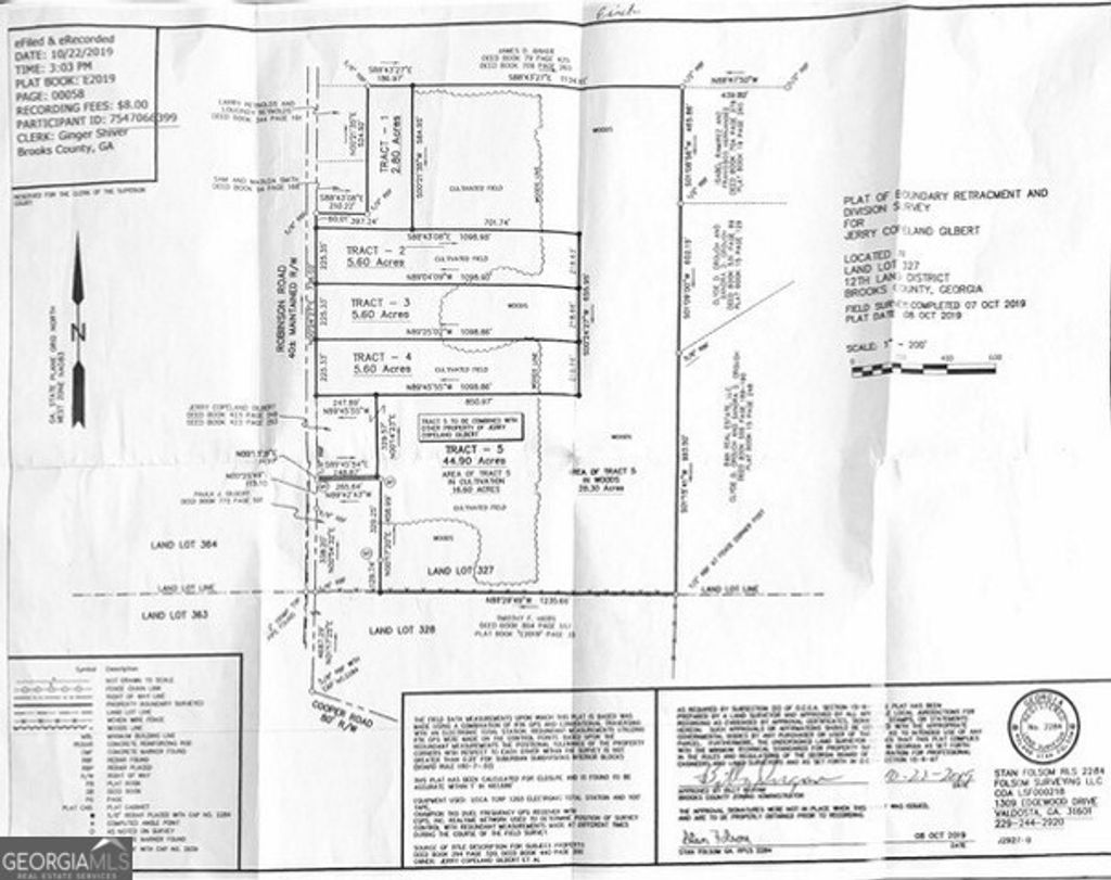 Photo of 0 Robinson Road, Barney, GA 31625 (MLS # 10771834)
