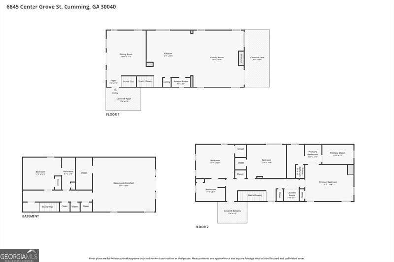 6845 Center Grove St, Cumming, GA, 30040, USA, 4 Bedrooms Bedrooms, ,3 BathroomsBathrooms,Residential,Active,6845 Center Grove St,10771916