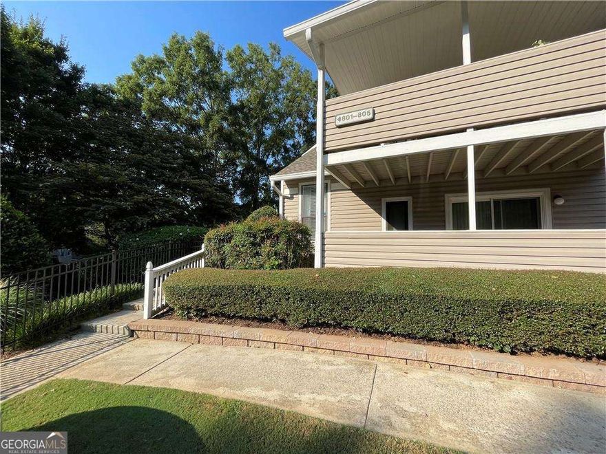 Available late Sept/early October. Spacious 2 bedroom 1 bath condo unit, open living area w/ built-in bookcase, decorative fireplace, dining room w/ passthrough window, kitchen w/ SS appliances, pantry, laundry room w/ W/D included, new carpet in bedrooms, oversized master w/ walk-in closet, large private covered patio, water, sewer, garbage & landscaping included. Easy access to I-75, The Battery Atlanta and centrally located to schools, dining, shopping and more. Photos show condition prior to completion of improvements. This home is AS-IS. Price and/or availability date may change without notice. Rate advertised is for on-time payment. One-time non-refundable move-in fee due prior to lease commencement. Application fee is non-refundable $65 per adult over 18 years of age. Pets accepted on a case-by-case basis. Lease term is a minimum of 12 months. The management company processes all paperwork.