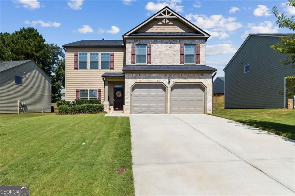 Discover comfort, space, and modern design in this beautiful 5-bedroom, 3-bathroom residence located in the heart of Winder, Georgia. Built in 2018, this home reflects quality construction and thoughtful upgrades throughout. Step into a kitchen designed for both function and style-featuring elegant shaker cabinets, stone countertops, modern tile backsplash, and a center peninsula perfect for casual dining or entertaining. The kitchen flows seamlessly into the living and dining areas, making it the heart of daily life. The home offers plenty of room with five spacious bedrooms, including a beautifully upgraded owner's suite. The primary bathroom was remodeled with over $15,000 in improvements, showcasing high-end finishes, a sleek double vanity, luxurious soaking tub, and separate tiled shower-creating a spa-like retreat you'll love. Step outside to a fully fenced backyard, ideal for kids, pets, and gatherings. Enjoy summer fun in your own above-ground pool, perfect for relaxing or entertaining family and friends. Situated in a friendly community and just minutes from Fort Yargo State Park, you'll have easy access to outdoor recreation, scenic trails, and lake activities-while still being conveniently close to shopping, dining, and everything Winder has to offer.
