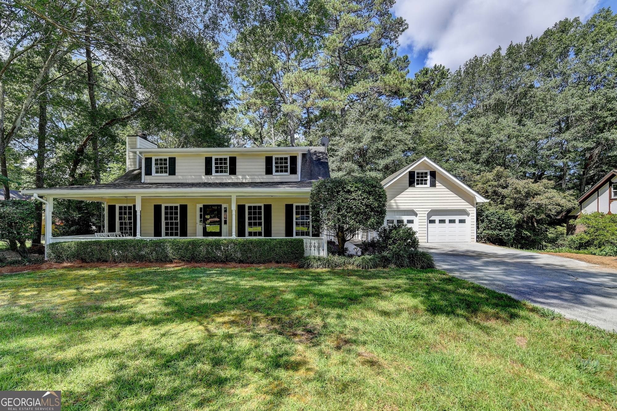 LOOKING FOR YOUR NEW HOME IN GRAYSON? THIS CHARMING HOME CAN BE YOURS! ENJOY SWINGING ON THE LARGE FRONT PORCH! UPON ENTERING ON THE LEFT IS THE FAMILY ROOM WITH A BRICK FIREPLACE WHICH OPENS TO THE LARGE DINING ROOM THAT WILL SEAT 12 OR MORE! THEN WALK INTO THE BREAKFAST AREA THAT GIVES A VIEW TO THE WOODED BACKYARD, BIG DECK AND SCREEN PORCH. THE KITCHEN HAS MANY CABINETS WHICH HAVE BEEN GIVEN A REFRESHING UPDATE WITH PAINT AND HARDWARE! A BACK STAIRCASE LEADS TO A BONUS ROOM! ALSO ON THE MAIN FLOOR IS THE PRIMARY BEDROOM WITH A WALK-IN CLOSET. THE BATHROOM HAS A LARGE SOAKING TUB AND SEPARATE SHOWER! UPSTAIRS HAS TWO LARGE BEDROOMS THAT SHARE A BIG BATHROOM. THIS HOME HAS NEW CARPET ON THE MAIN FLOOR, NEW LVP FLOORING IN THE KITCHEN. ALL NEW PAINT THROUGHOUT THE ENTIRE INTERIOR!! ALL NEW LIGHT FIXTURES.