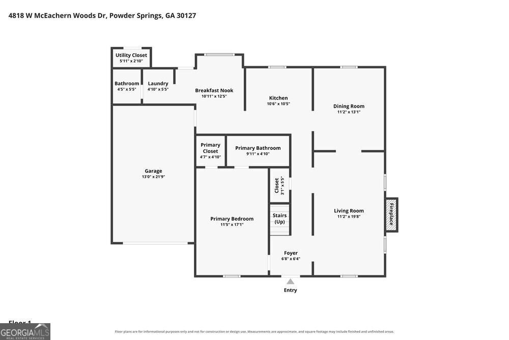 Photo of 4818 W McEachern Woods Drive, Powder Springs, GA 30127 (MLS # 10837406)