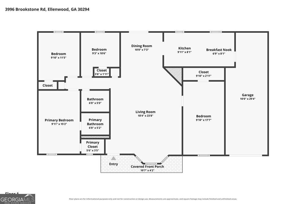 Photo of 3996 Brookstone Road, Ellenwood, GA 30294 (MLS # 10882010)