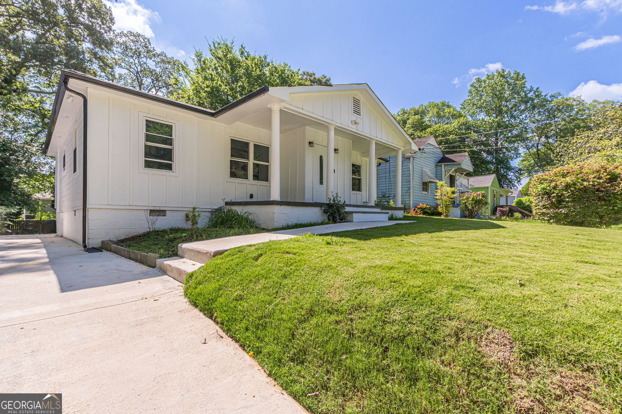 MOVE-IN READY | UPGRADED INSIDE & OUT | INCOME POTENTIAL This beautifully renovated 4-bedroom, 3.5-bathroom ranch-style home offers impeccable craftsmanship and modern upgrades throughout - perfect for buyers seeking quality, comfort, and added value. Highlights Include: Brand New Roof New Laminate Flooring & Stylish Lighting Throughout Gorgeous Chef's Kitchen featuring white cabinetry, stone countertops, and top-of-the-line stainless steel appliances, including a new electric cooktop with self-cleaning oven and a double-sided refrigerator. Spacious, Open Layout that seamlessly connects the kitchen, dining area, and family room - ideal for everyday living and entertaining. Luxurious Bathrooms have been fully remodeled with new vanities, mirrors, tubs, and showers, offering a spa-like experience. Enjoy your morning coffee or evening relaxation on the covered front porch - perfect for both peaceful solitude and social gatherings. BONUS ALERT! A separate backyard studio unit adds incredible flexibility and income potential. Complete with a kitchenette (refrigerator, sink, stove), full bathroom, and enough space for a daybed or loveseat, it's perfect as: A guest suite for visiting family A rental for passive income A private office or creative studio A home gym, workshop, or bonus retreat space Plus, there's a new back deck, storage shed, and a fenced backyard for added privacy and utility. All major updates done Motivated seller welcomes all reasonable offers Ideal for owner-occupants or investors Bring your qualified buyer and let's make a deal! This one won't last - schedule a showing today and help someone fall in love with their future home!