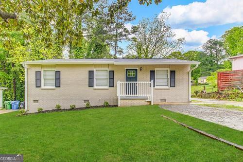 A beautifully renovated 3-bedroom, 2-bathroom ranch home. This home features stylish updates including stainless steel kitchen appliances, granite countertops, and updated flooring throughout. Situated on a large level lot. Conveniently located near shopping, dining and more! Do not miss this great opportunity!