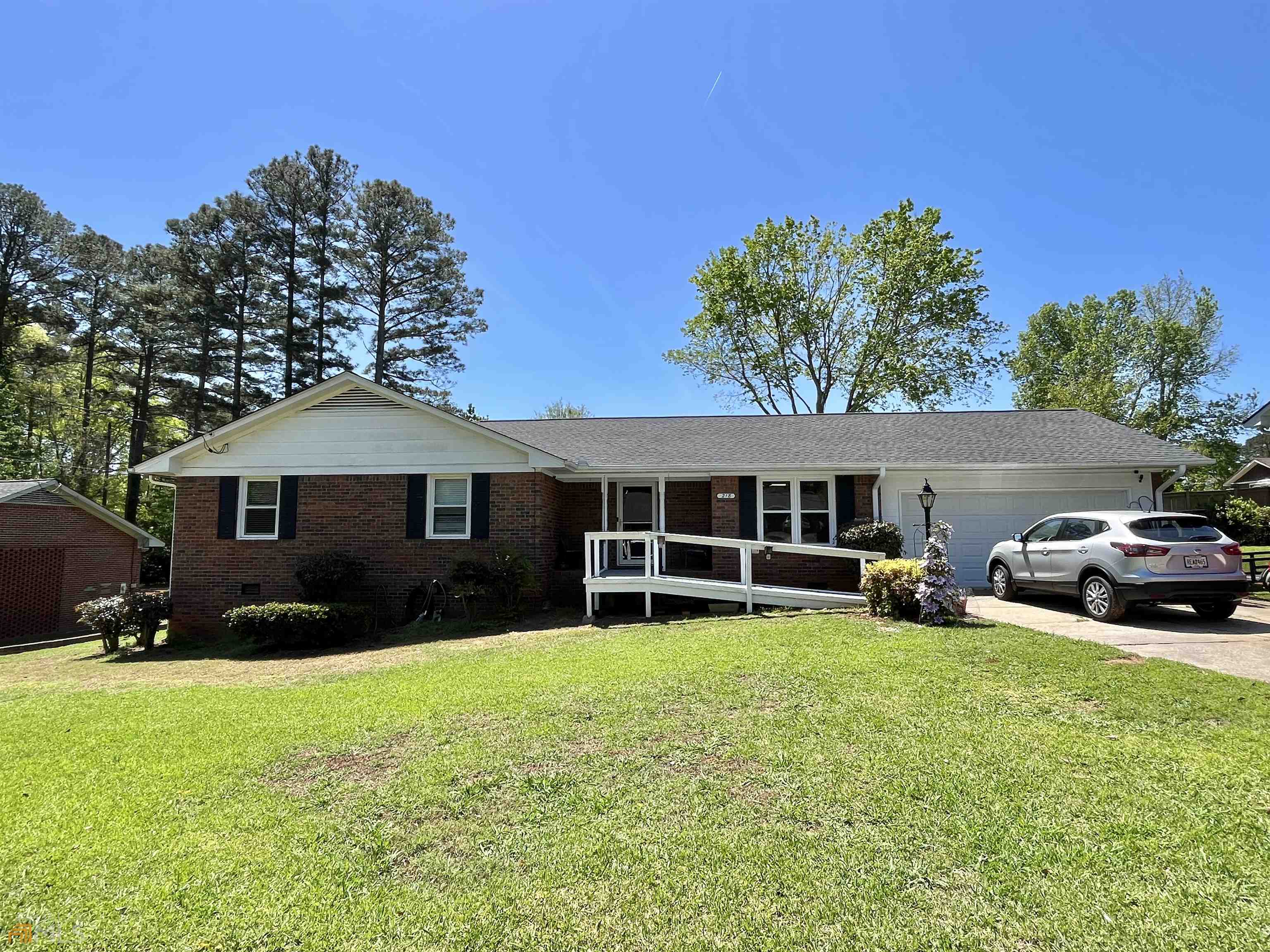 SOUTHSIDE and QUIET location. Great Schools. All BRICK home with SUNPORCH and Deck. 3 Bdrms/2baths. Mostly new hickory floors. Big Kitchen and Laundry area. Appliances appx. 5 yrs old, New HVAC and New WINDOWS and NEW ROOF. Fenced Yard. Spacious Family Rm for entertaining. Pack your bags and move on in.