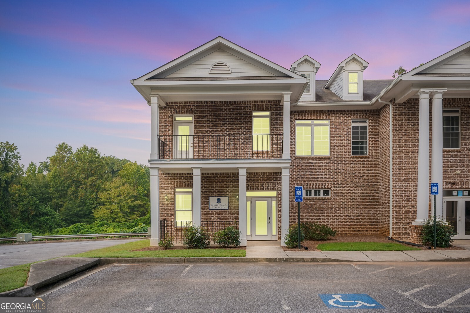 Positioned between North Point Mall and Avalon with immediate access to GA-400, this professional office suite offers the space, layout, and location ideal for business owners ready to establish or grow their presence in Alpharetta. The property is located on the second level and includes four private offices, a reception area, a dedicated bathroom, and a kitchenette, 9' ceilings and excellent natural light. Ample on-site parking, well-maintained landscaping, and front and rear entry porches complete the package. Whether you're in legal, financial, tech, or medical services, this space is designed to support day-to-day operations in a location that connects you to Alpharetta's business and lifestyle centers.