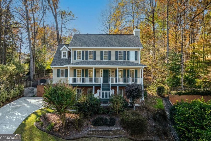 Welcome to this beautifully maintained home. Located in the highly sought-after Brookwood school cluster and the family-friendly community of Flowers Crossing! This stunning 5-bedroom, 3.5-bath home sits on a quiet cul-de-sac and has been meticulously cared for by its original owners. Inside, you'll find fresh paint, new top of the line LVP flooring, and a bright layout designed for both comfort and function. The inviting family room with a cozy fireplace flows effortlessly into the flex room, ideal for a home office, music room, or play space. The updated kitchen features quartz countertops, stainless steel appliances, a large walk-in pantry and a breakfast nook where natural light pours in. Gather for special occasions in the formal dining room, ideal for hosting family and friends. Upstairs, the primary suite offers a spa-like retreat with a double vanity, soaking tub, and skylight that fills the room with natural light. Three additional bedrooms and a full bath provide plenty of space for everyone. On the terrace level, enjoy a versatile room and full bath perfect for guests, in-laws, or a private office. Major updates offer peace of mind, including a new roof (2024) and a new water heater (2023). Step outside to a spacious fenced backyard featuring a resurfaced deck, 12x20 storage building that perfectly matches the home, and a swing set. A wonderful space for outdoor fun or a garden. The vibrant community offers 2 pools, 4 tennis courts, pickleball, and a clubhouse, in addition broadband fiber optic internet, creating endless opportunities to connect, play, and unwind. Conveniently located near Alexander Park, The Shoppes at Webb Gin, top-rated restaurants, and excellent schools, this home truly has it all.  Come experience the perfect blend of comfort, community, and convenience-welcome home!