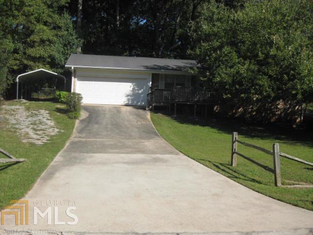 4 Sided Brick Ranch in quiet subdivision on cul-de-sac street. Close to Downtown Douglasville, I-20, and Dallas Hwy. 3 Bedrooms 1.5 Baths. Fenced backyard. All Kitchen Appliances Stay. Full Bathroom has jetted Tub and separate shower. 2 car garage with auto door and parking shed . Roof is 5 years old.