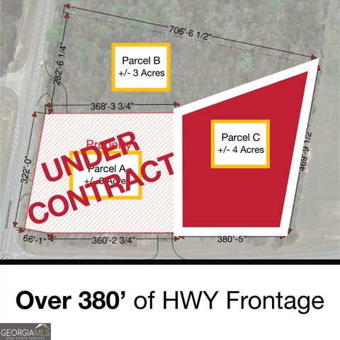 4611 MONROE Hwy - Hwy 78 PARCEL C - 3 ACRES Bogart GA 30622