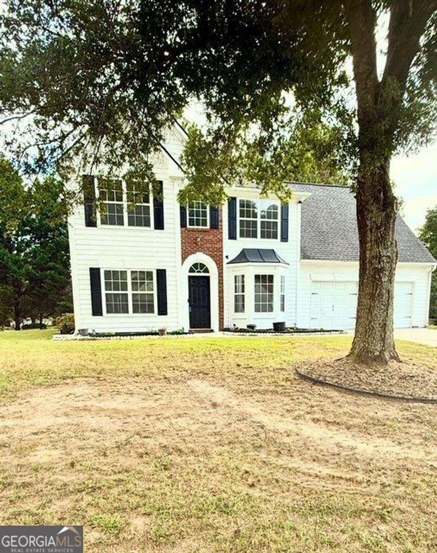 Welcome to your updated 3 bed with 2.5 bath  home! This home has been remodeled with new LVP flooring on the main floor and new modern smart light fixtures throughout the house. It has high vaulted ceilings which makes the home spacious and inviting. The outside offers a large, flat back yard with 2 patio decks, tall trees for extra privacy, fantastic for a backyard BBQ or entertaining guests. The garage floor has recently been epoxied, and is ready for your new man cave or a clean place to show off your vehicles. HOA includes swim and a tennis court. Good location. Schedule for a showing now!