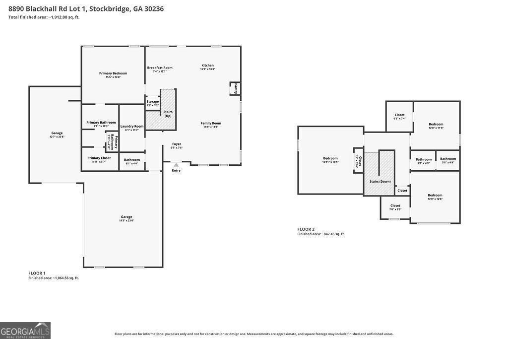 8890 Blackhall RD LOT 1