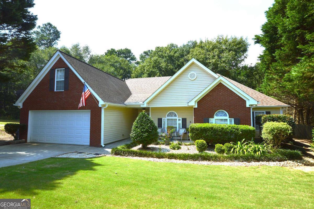 PERFECT Ranch home in fabulous Berwick Glen! This is the one you've searched for! Beautifully updated, LIGHT & BRIGHT, Meticulously maintained and Move-in-ready. New HVAC & Furnace! Front Porch, Spacious paver patio in Fenced Backyard - so many features to enjoy with this quiet home on a Cul-de-sac! Master on Main + Secondary Bedrooms on Main floor have beautiful New Carpet. Prepping, Serving, Cooking? This kitchen has ample counter space, a Breakfast Bar, Stainless Appliances, plenty white cabinetry for Storage and a Breakfast Room that is flooded with light. Large Great Room is perfect for Family time and is truly the heart of the home, as it connects foyer, dining room, kitchen for easy flow when Entertaining. Enjoy a very welcoming bonus space - Dog Room, Play Room, Sunny Garden-view or Office - whatever you choose to make it! This sunny room opens to gorgeous, extended patio that overlooks: a large, flat, Private Back Yard that is FENCED, a large Fire Pit area for gatherings on chilly fall evenings. Whether a busy family or Seasoned Gardener (Custom-built Raised Beds!) this beautiful PRIVATE back yard should delight everyone. Huge play set stays with the home! Convenient to 316 and I-85, Retail, Grocery, Dining and more!