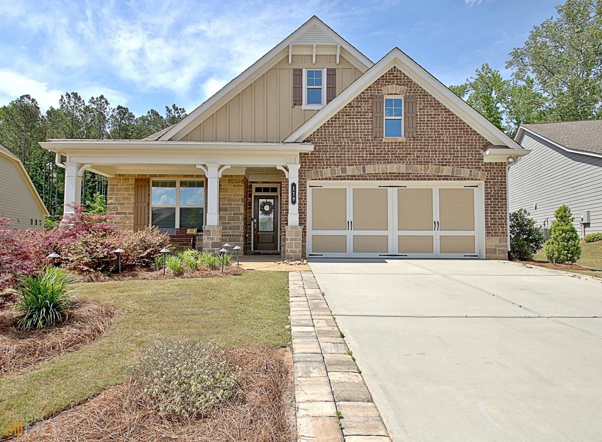 Better than new in the sought after 55+ Timberbrook subdivision. This immaculate RANCH WITH BONUS ROOM truly has it all! Perfect views of the professional landscaping from the front porch. Stepless entry into a beautiful foyer with a tray ceiling, hardwood floors throughout the entire first floor. Main level boasts an open concept with an abundance of windows and natural light. Large den and Chef's kitchen with a big island, beautiful cabinets, granite countertops, stainless steel appliances, eat in breakfast area. Separate dining room. Large master suite with an additional sitting area & master bath with double sinks and a generous sized walk in tile shower. HUGE master closet with an incredible professional closet system....and access to the laundry room from the master closet! Laundry room has custom cabinets and washer/dryer stays! Two more bedrooms on the main share a full bath. One bedroom offers amazing built in cabinets and office area as well as a Murphy bed! Perfect for home office and guests! Upstairs offers another big sitting area, bedroom and full bath. Enjoy the back porch all year long with heat and air and custom porch enclosure. Flat back yard that backs up to green space. Upgraded irrigation system & leaf guard gutter system. Perfectly move in ready! Enjoy this easy living! HOA dues include yard maintenance, swimming pool, club house, tennis/pickleball & sidewalks. Close to shopping and restaurants. If you want it all this home is for you! Welcome home!