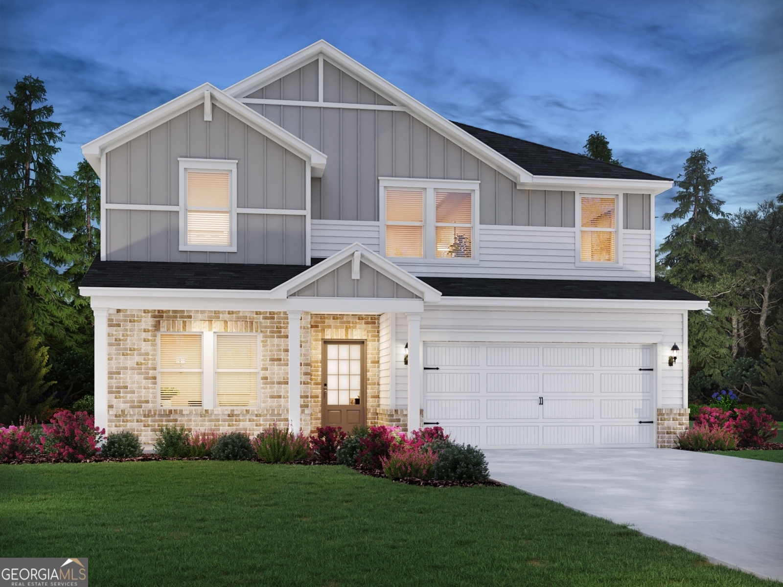 Brand new, energy-efficient home available NOW! Sip your coffee from the Chatham's charming back patio. Inside, versatile flex spaces allow you to customize the main level to fit your needs. The impressive primary suite boasts dual sinks and a large walk-in closet. Explore the charm of Braselton at our newest community, Vines at Mill Creek. The community features a variety of single-family homes and a community cabana, a refreshing pool, and a fun-filled playground. Enjoy the changing season at nearby Chateau Elan with a round of golf, a sunset dinner, and end the night with a massage at the spa. Get your steps in at Braselton Town Green where events, farmers markets, and festivals often take place. Each of our homes is built with innovative, energy-efficient features designed to help you enjoy more savings, better health, real comfort and peace of mind.