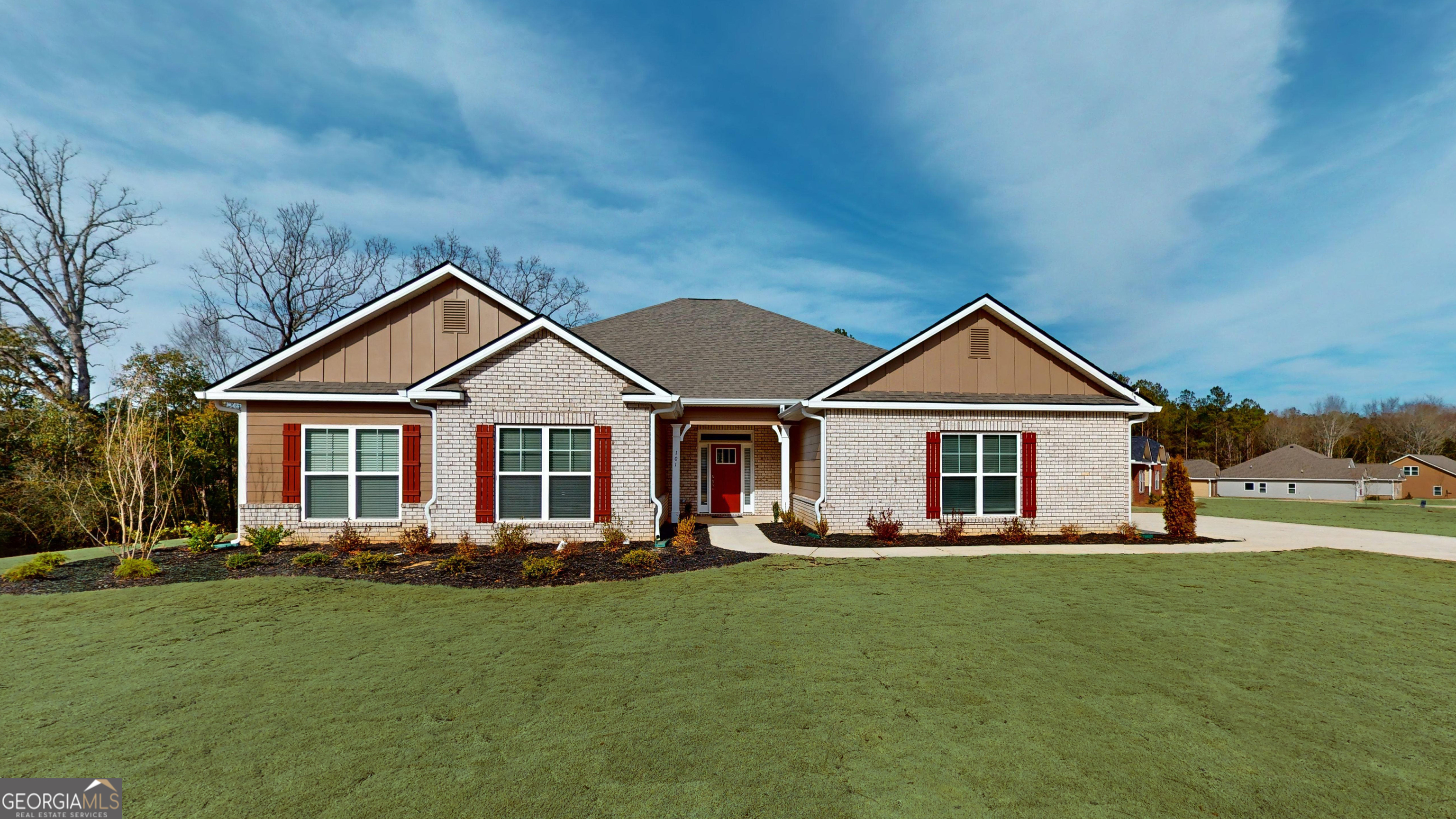 PLAN 2700. Featuring a very open concept RANCH home. Gourmet Kitchen with Island. Separate formal Dining Room, Office, Covered patio, massive pantry and much more. Stock photos, Under Construction. 5 minutes to major HW and shopping. Seller Paid closing costs with preferred lenders. 100% finance available. Please see Virtual Tour.