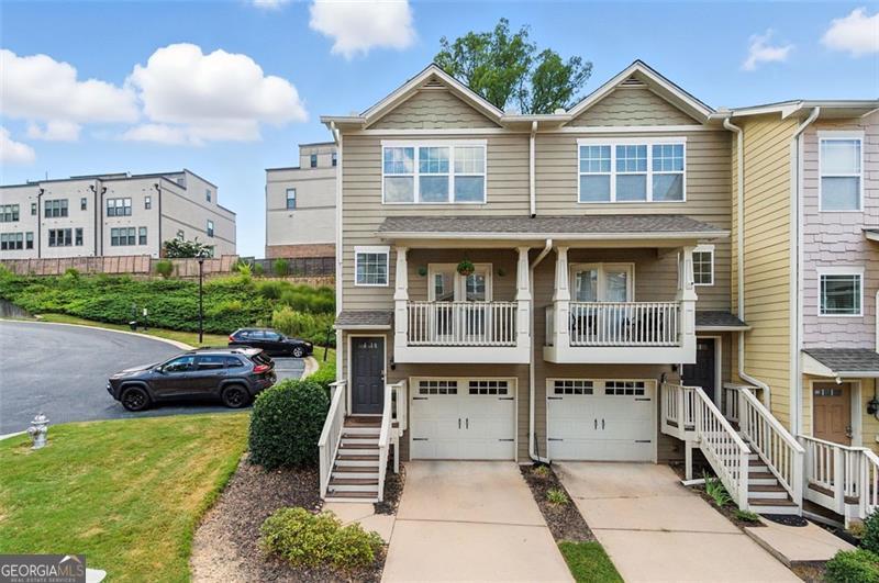 Light-Filled End Unit Townhouse in Trendy Upper Westside! Welcome to this stunning 3-story end-unit townhouse located in the heart of Atlanta's vibrant Upper Westside. Tucked away in a quiet cul-de-sac within the sought-after Liberty Park gated community, this 3-bedroom, 3.5-bathroom home offers the perfect blend of modern comfort, privacy, and convenience. Step inside to a bright, open-concept main floor featuring hardwood floors throughout, an eat-in kitchen with granite countertops, a spacious island, walk-in pantry, and large windows that fill the space with natural sunlight. Enjoy indoor-outdoor living with direct access to your private deck-ideal for morning coffee or evening entertaining. Upstairs, you'll find two generously sized ensuite bedrooms with ample closet space, while the terrace level features a third ensuite-perfect for guests, an office, or a private retreat. Additional highlights include a charming front balcony, 1-car garage, and thoughtful finishes throughout. Liberty Park offers top-notch amenities including a gated entrance with a manned security office, swimming pool, and a dog park. Enjoy living just minutes from The Works, Westside Provisions District, Topgolf, Chattahoochee Food Works, Publix, and an array of trendy restaurants, boutiques, and breweries. With quick access to I-75 and I-285, commuting is a breeze. Don't miss your chance to own this stylish home in one of Atlanta's most exciting neighborhoods!