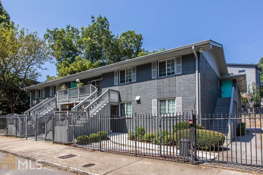 PRICED TO SELL! Location Location Location!  In the Heart of Old Fourth Ward and steps from the Beltline, this charming condo is priced to sell!  This 2/1 Charmer sits inside a small gated community of just 9 units and has 1 parking spot.  Out your door you will find some of Atlanta's top Restaurants & Markets, along with jogging/biking/walking trails in all directions. Inside is cozy & completely remodeled, including Butcher Block Counters, New Backsplash, New durable floors, Paint Throughout and a stylish bathroom with a floating vanity & sleek tile.  The Master Bedroom is large with plenty of room for a King Bed and has great closet space.  The 2nd bedroom is perfect for Guests or to be used as office space.  Other noteworthy features: Low Monthly HOA, Gated, All Appliances, including Washer & Dryer Included; Dedicated outside storage, access to 75/85 is less than mile away