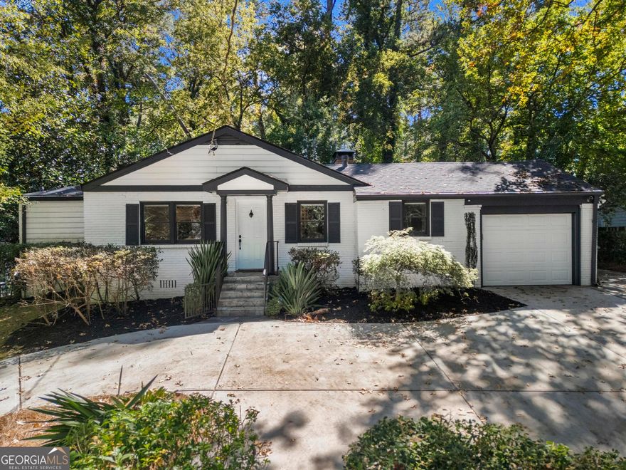 Open, bright, and beautifully updated, this 3-bedroom, 2.5-bath ranch in desirable Ridgewood Heights offers the perfect blend of classic  character and modern charm. The open-concept kitchen features quartz countertops and new, or refinished, hardwood floors are  throughout the home. Bathrooms have been thoughtfully renovated with fresh, contemporary finishes. French doors from both the living  area and primary suite open to a private deck with a jacuzzi spa - an ideal spot for relaxation and entertaining. Easy access to I75 and  285. Close to Westside attractions such as The Works (2.5 miles). Proximity to Midtown (6 miles), and Buckhead (5 miles).