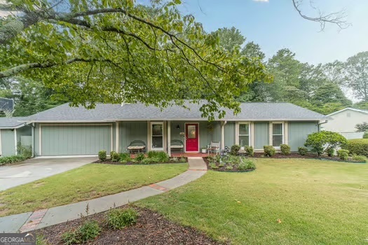 Beautiful and well kept ranch in the Brookwood school district! This home has a 4th potential bedroom or three family gathering rooms! Extensive decking around a nicely kept pool area, privacy fencing and a haven for kids and adults alike. Eat-in kitchen, Beautiful granite counters and work island in kitchen, extra pantries, and easy access to serving, sun room could be used as a gorgeous dining area, with a built-in seating bench and storage, overlooking a beautiful and mostly shaded yard and outdoor gathering places. Each bedroom is in excellent condition, a fireplace with gas logs in front living room, and lots of built-in storage in the third family room/4th bedroom. A workshop with power (even an outside deck to work outside) and two more storage buildings nicely kept with shelving too. This house is a must-see. A terrific place to call home!!