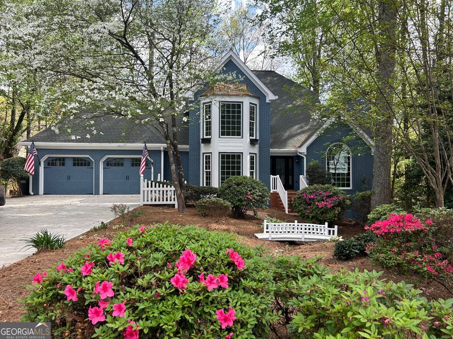 Welcome to your new home where luxury awaits you! Nestled on a quiet cul-de-sac in the sought after Creekside Oaks neighborhood within the Windsor Oaks subdivision and the coveted Davis, Mabry, and Lassiter school districts.  The homeowners have spared no expense or crafted details in every upgrade throughout this home.  Updating everything from new exterior & interior paint, hardwood floors, brand new kitchen, primary bathroom, secondary bathrooms and all flooring throughout the home.   So many upgrades to mention! As you enter the front door you are welcomed by a two-story foyer and an exquisite hardwood staircase.  Flanked to the right side you will find a living room/home office/study adorned with French Doors and an inviting fireplace.  You will find located on the left of the entrance a formal dining room that easily seats 12. As you walk through the first floor you will notice all of the natural lighting the home offers.    A home Chef's "dream" kitchen with plenty of counterspace, large sink, cabinet storage, walk-in pantry and a gas range.  All cabinets & drawers are soft-pull with quartz countertops and stainless steel appliances.  A delightful breakfast/eat-in sunroom located off of the kitchen offers plenty of space for an eating-in area.  Open concept for entertaining as your guests pour over into the great room and sit next to the cozy fireplace.  Expansive primary bedroom ensuite located on the first floor with trey ceilings and large separate his/hers walk-in closets.  Relax in the spa-like primary bathroom including walk-in tiled glassed shower, double vanities and a soaking tub.  You will find 3 secondary bedrooms upstairs.  Jack & Jill bedrooms with separate vanities along with a shower/tub combination, closets have organizers.  Also, another large bedroom ensuite with a bonus/media room and it's own bathroom including a shower/tub.   Terrace level includes a finished space perfect for an entertainment area and a pool table! A huge unfinished space perfect for the "Do It Yourselfer" in the family with additional storage and an exterior door entrance.  Roof & gutters are less than 2 years old; Insulation added into the attic; New insulated garage doors & openers; new back deck handrails; Newer poured driveway with an extra parking pad; Amazing finishes throughout the entire home, in each of the bathrooms, kitchen, flooring and more. Enjoy the convenience of access to all of the great amenities offered within this swim/tennis/pickleball neighborhood. Schedule a showing today, don't miss out on this great opportunity to call this your new home!