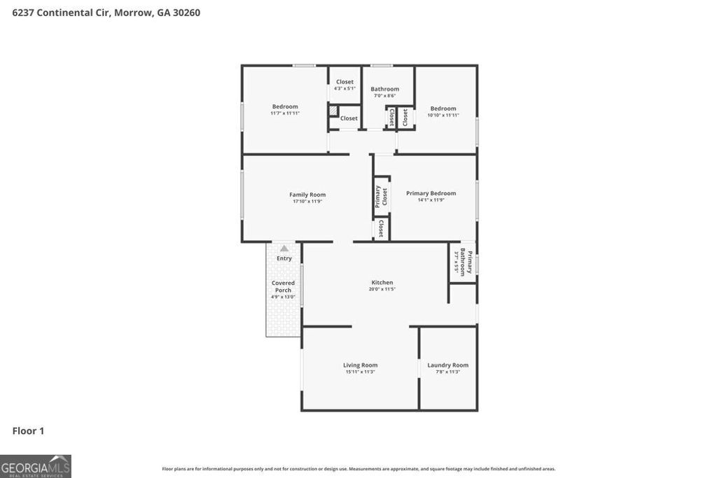 Photo of 6237 Continental Circle, Morrow, GA 30260 (MLS # 10706440)