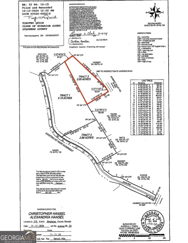 TRACT 2 Harbert Valley RD