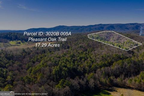 17.29 AC Pleasant Oak TRL 5 PART OF Ellijay GA 30540