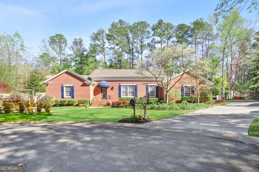 Great news! We've just adjusted the price to make this beautiful home an even more incredible value. It's the perfect time to take advantage of this opportunity-don't miss your chance to make it yours! This beautiful 3-bedroom, 3-bathroom home is located in the desirable Marietta, GA, within the highly sought-after Wheeler High School district. A solid, 4 sided brick designer ranch house, perfectly situated at the center of the cul-de-sac on a flat landscape atop a low hill harmonizing beautifully with its serene surroundings. The interior of the home was freshly painted inside and out in 2024, giving it a modern, updated feel throughout. The home features 9-foot ceilings, enhancing the spaciousness and open flow of the living areas. A new roof was also installed in 2022, adding durability and peace of mind for the buyer. A new water heater was installed in 2021, ensuring efficiency and reliability. A new fence, also installed in 2022, adds privacy and security to the backyard, making it perfect for outdoor gatherings or play. The bathrooms have been updated with new tiles, adding a stylish and fresh touch to each space. Additionally, new outlets, switches, and light fixtures were installed, giving the home a polished, modern look. The kitchen boasts functional design with ample counter space and cabinets for all your cooking needs. Enjoy stunning lake views from the property, creating a serene and peaceful atmosphere. Located near shopping, restaurants, and local amenities, this home combines both practicality and lifestyle. It's an ideal place for those seeking a family-friendly neighborhood with excellent schools and easy access to everything Marietta has to offer.