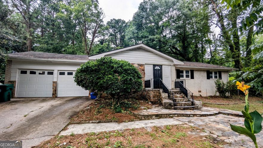 This all brick ranch offers 3 bedrooms, 2 bathrooms, and a functional, open layout. The main living room features large windows and direct access to a private, level backyard, perfect for relaxing or entertaining. The primary suite includes its own bathroom and backyard access. Additional features include a two car garage, no HOA, and a quiet, convenient location. A solid home with great potential, schedule your showing today! Agents: Please read private remarks/look at the offer guidelines in docs before calling, it should answer all questions you have.