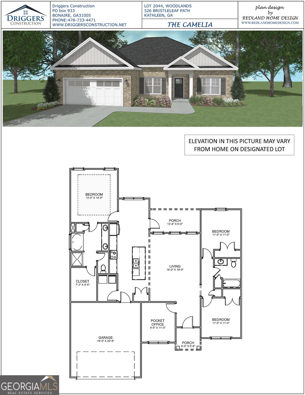 Photo of 526 Bristleleaf Path, Kathleen, GA 31047 (MLS # 10650556)