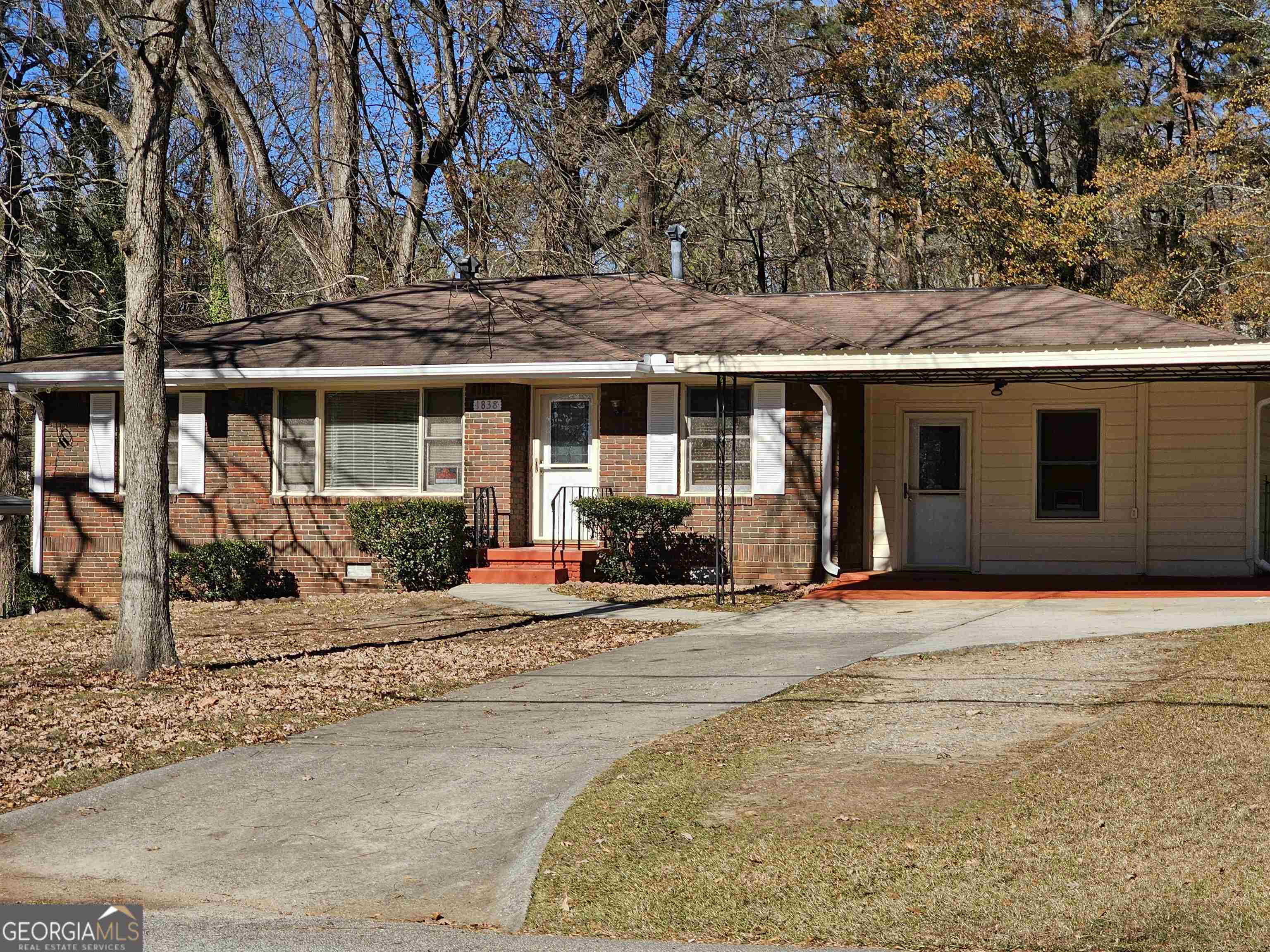 OPEN HOUSE 1/6/24, 2-4pm. Location and Space! Nice brick 3 BR, 1.5 bath home sits on almost half an acre and is within walking distance to Gresham Park and recreation center. Beautifully refinished hardwood floors welcome you in to an easy-flow floor plan. The converted carport adds the flexible space you always wanted. Step out onto the oversized deck which is perfect for entertaining or peacefully enjoying the tranquility of this private backyard. A shed and exterior-entry unfinished basement provides ample storage space. The backyard is completely fenced with trees along the back that add to its natural beauty. Conveniently located near public transportation, shopping, schools, and within 10 minutes of downtown Atlanta. This home has easy access to just about everything and so much to offer. Oh, the possibilities. The next move is yours!