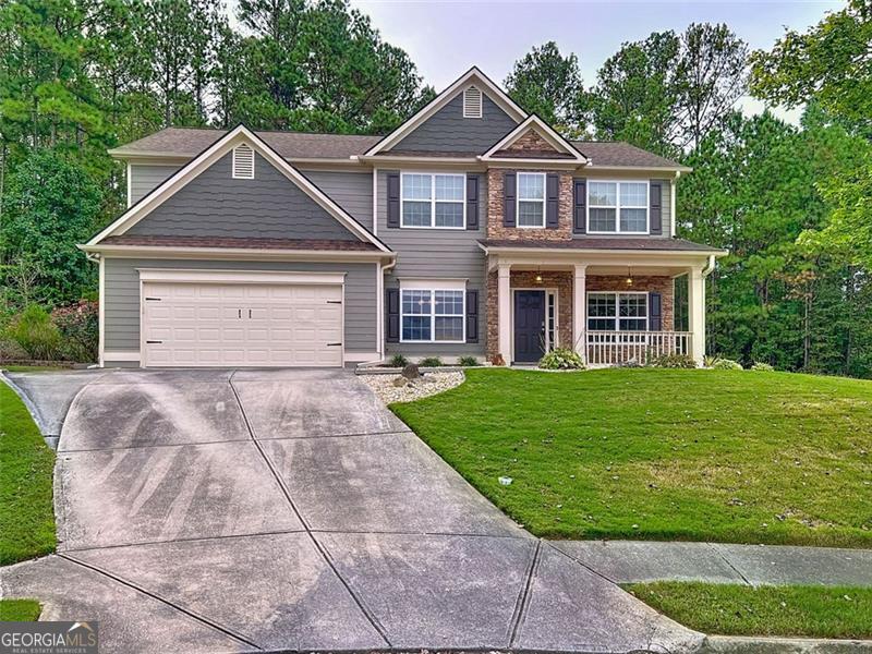 Unbelievable Opportunity in Bentwater! Don't miss this chance to own a stunning 5-bedroom home in a highly sought-after neighborhood with award-winning schools-all listed below market value! This gem is waiting for its new owners, and it could be you! Step into the impressive two-story living room, where you'll be captivated by the gorgeous stone fireplace and custom shelving that elevate the space. The open-concept kitchen is a dream come true, seamlessly connecting to your private backyard oasis. Picture yourself hosting unforgettable gatherings with friends around the built-in gas grill-it's perfect for outdoor entertaining! The main floor boasts a spacious dining room and a dedicated office, catering to all your lifestyle needs. Plus, there's a lovely bedroom on this level with a sliding door leading to the beautiful backyard, accompanied by a full en suite bathroom for added convenience! Venture upstairs and discover three more generous, secondary bedrooms. As you stroll along the catwalk, get ready to be wowed by the luxurious Primary Suite. This spacious retreat features soaring ceilings, a double vanity, a large soaker tub, a walk-in shower, and an expansive closet-everything you need for your personal sanctuary. With freshly cleaned carpets and new sod, this home is primed for your personal touch. Just a fresh coat of paint is all it needs to transform it into your dream home! Seize this once-in-a-lifetime opportunity to live in Bentwater without the high price tag! Schedule your showing today and make this dream a reality!