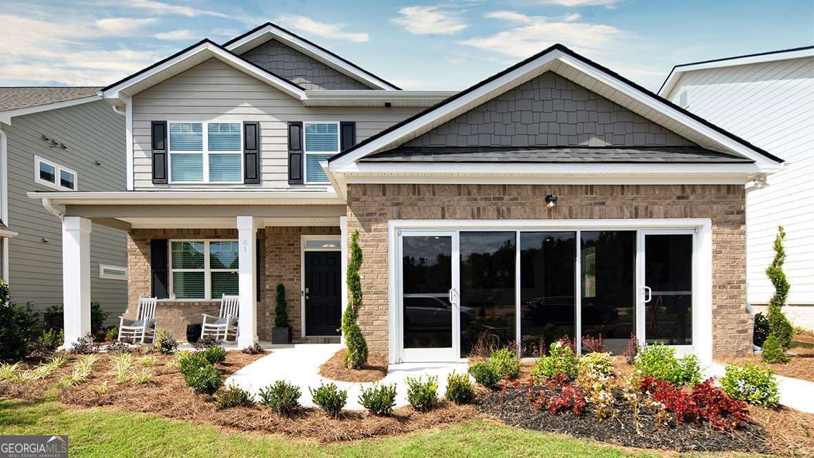 Gorgeous & Private Homesite! In Jackson County's newest Premier Master Planned Community with incredible amenities! Jackson County's newest Premier Master Planned Community with incredible amenities! Twin Lakes is only 2 miles from I-85, 5 minutes to Downtown Hoschton/Braselton with their quaint shops, restaurants and local brewery. Newer sought after Jackson County Schools! SPECIAL FINANCING! Estimated Completion March 2025. The ELLE floor plan (same floor plan as one of our decorated model homes) is an affordable 5 bedroom, 3 1/2 bath Two-Story home with the Owner's Suite on the 1st floor and a huge covered rear patio in TWIN LAKES with AMAZING AMENITIES: POOL - CLUBHOUSE - FITNESS CENTER - PLAYGROUND - DOG PARK, LAKESIDE PAVILION and WALKING TRAILS to bike or stroll around the serene nature. Home seekers will love this brand new home in a premier master planned community with gorgeous tree lined and multi-purpose pathways. Kitchen features GREY cabinets with Quartz countertops and stainless steel appliances. Hardwood floors on 1st floor except bedrooms. Relax and enjoy your coffee in the morning, or a glass of wine with friends in the evening while grilling on your private covered patio. Total Price includes dual zone lawn irrigation system, window blinds, 2 ceiling fans, garage door opener, architectural shingles, 4 sides brick water tables, etc. and Smart Home technology. Ask about the FREE 10 year warranty through RWC with this home! Conveniences such as Northeast Georgia Medical Center (only 15 minutes away) and Chateau Elan Winery and Golf Club is just 10 minutes away! NEW PUBLIX Supermarket is at the front entrance to Twin Lakes off Highway 53. Stock Photos used.