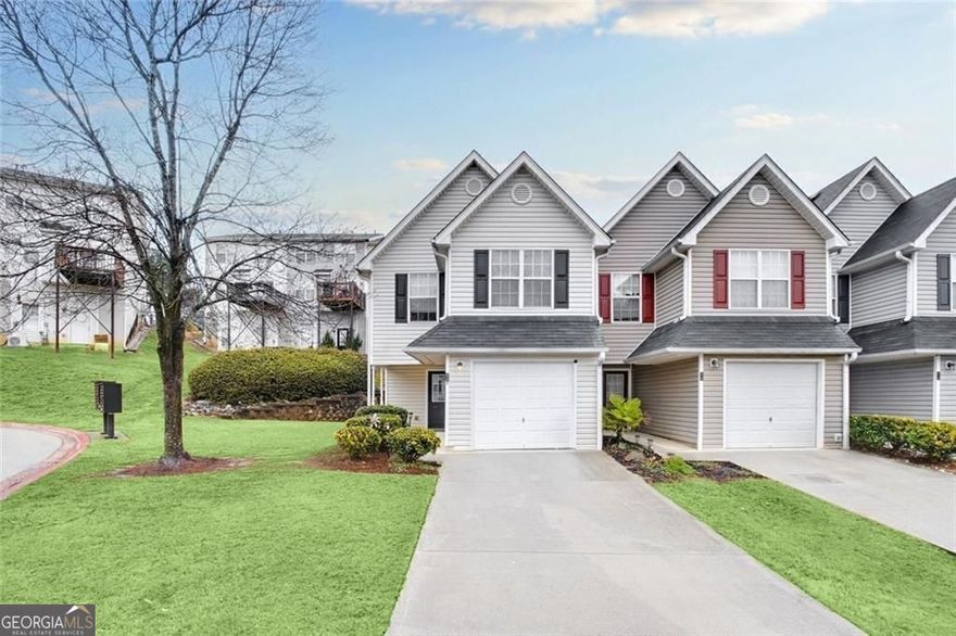 ***APPROVED SHORT SALE BY LENDER at $195,000***  That is the appraisal price as of October 2025.  Assumable Loan option also available, if desired!!  Buyer can qualify to assume approx. $213k @ 6.625% rate - ZERO DOWN with assumable loan.  Charming Condo in Mableton! This private, renovated end-unit condo features 2 bedrooms and 2.5 bathrooms. Enjoy new hardwood floors, a completely new kitchen with a custom backsplash, granite countertops, and stainless steel appliances. The interior has been freshly painted with custom colors. Key Features: 2 bedrooms, 2.5 bathrooms 1,216 sq ft New hardwood floors Renovated kitchen with custom backsplash, granite countertops, and stainless steel appliances Freshly painted with custom colors Fireplace in family room Large master suite with sitting area and walk-in closet Secondary bedroom suite with double closets 1-car garage Access to Chattahoochee River Close to Cumberland Mall, Vinings, and Smyrna No city taxes This condo is perfect for those on the go, offering quick access to shopping, dining, and entertainment. *Possible Short Sale*