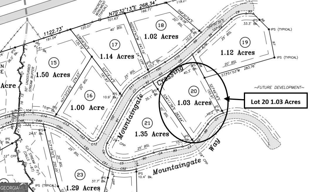 LOT 20 Mountaingate XING
