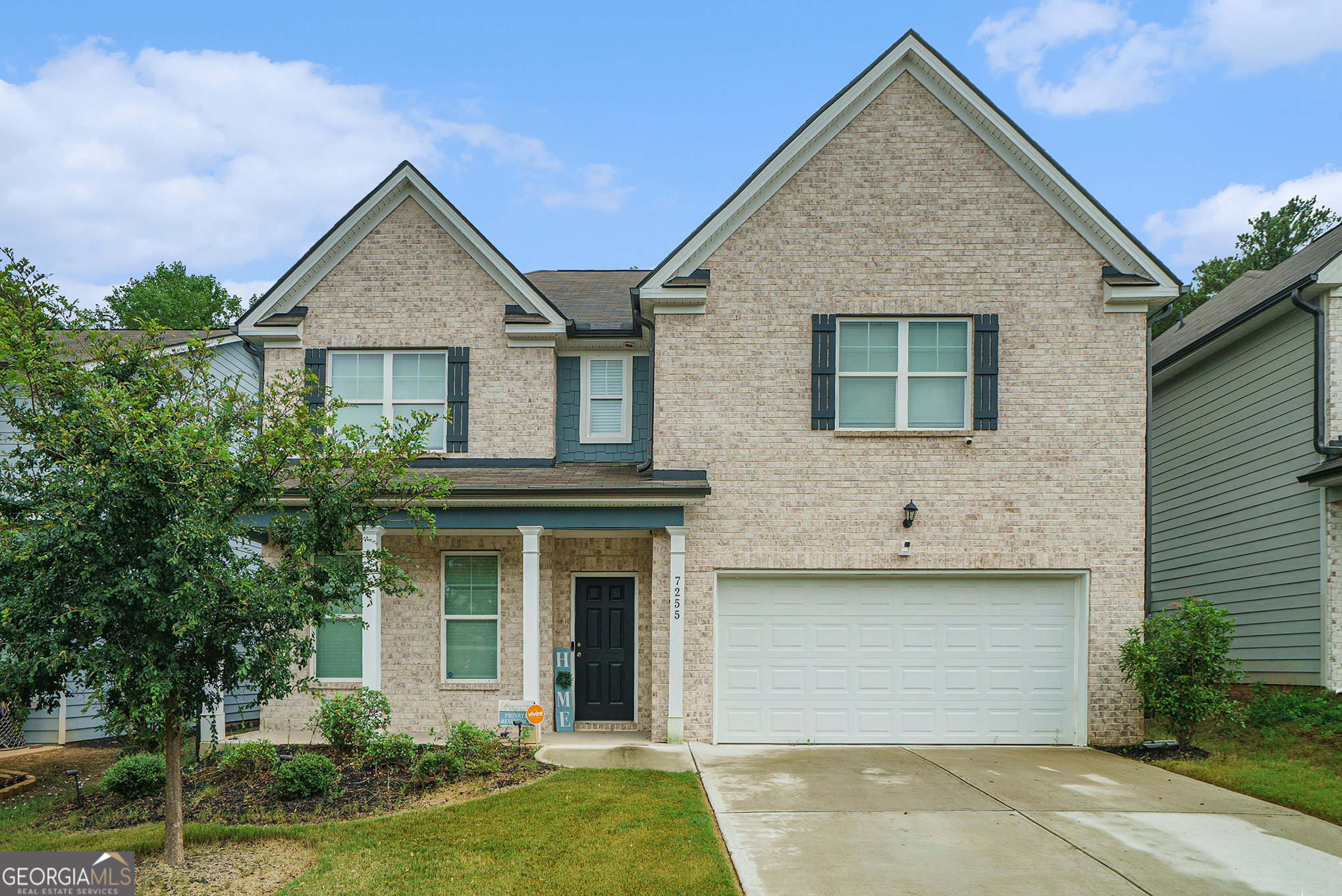 Welcome to this elegant 4-bedroom, 2.5-bath traditional home in the sought-after Stonecrest community! The Clifton floorplan by Rockhaven Homes offers a beautifully designed living space. Enjoy 9-ft ceilings and luxury vinyl flooring throughout the open-concept main level, a formal dining room with crown molding, and a chef's kitchen featuring 42" gray cabinetry, granite countertops, subway tile backsplash, a massive island, and stainless steel appliances. The oversized owner's suite includes vaulted ceilings, a huge walk-in closet, and a spa-inspired bath with a separate tub and shower. Spacious secondary bedrooms also feature walk-in closets. Nestled on a 0.15-acre lot with a charming brick front and covered entry porch, this home is just minutes from Arabia Mountain, parks, trails, and Stonecrest Mall. Don't miss your chance to own this beauty!
