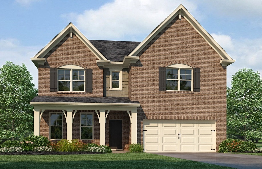 The Clifton-This home welcomes you into an entrance foyer and formal dining room, spacious family room with fireplace overlooking the kitchen with eat in breakfast area and island featuring granite and a tiled backsplash along with stainless steel appliances. The second floor features an oversized master with a huge closet and spacious bath with garden tub and separate shower. Three secondary bedrooms, hall bath, and a spacious laundry room complete the upstairs. Stock photos used-actual home may vary. Model Home Open Daily.