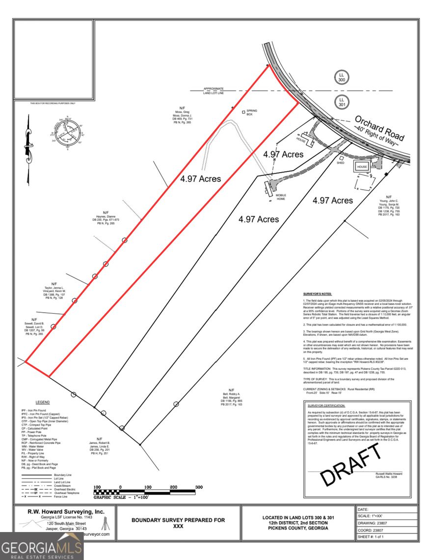 Build your vision in Jasper! This 4.97-acre lot on Orchard Road offers the perfect blend of privacy and convenience. Gently rolling terrain provides multiple potential building sites surrounded by peaceful North Georgia scenery. Located just minutes from downtown Jasper, shopping, dining, and Highway 515 for easy access to Canton and Atlanta. Whether you?re looking to build your dream home, invest, or develop, this spacious tract offers endless possibilities. Great opportunity to own a piece of Jasper?s growing market, where small-town charm meets mountain living!